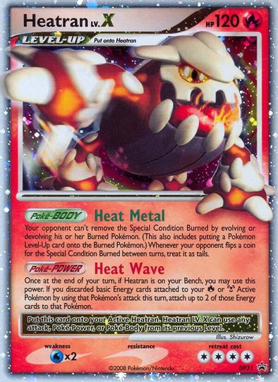Heatran LV.X - DP (DP31) [Diamond and Pearl Promos]