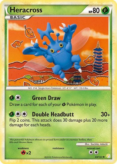 Heracross (43/102) [HeartGold SoulSilver]