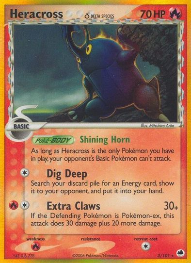 Heracross (Delta Species) (3/101) [EX: Dragon Frontiers]