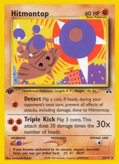 Hitmontop (22/75) [Neo Discovery]