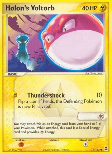 Holon's Voltorb (71/101) [Delta Species]