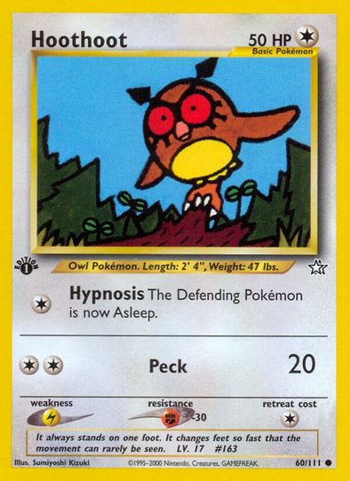 Hoothoot (60/105) [Neo Genesis]