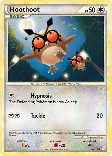 Hoothoot (66/102) [HeartGold SoulSilver]
