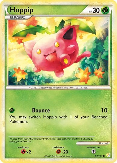 Hoppip (67/102) [HeartGold SoulSilver]
