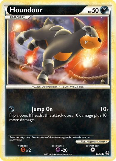 Houndour (54/90) [Heartgold & Soulsilver: Undaunted]