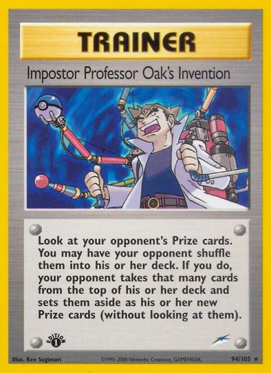 Impostor Professor Oak's Invention (94/105) [Neo Destiny]