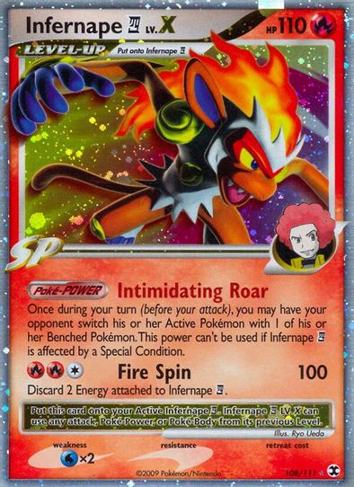 Infernape E Lv.X (108/111) [Rising Rivals]