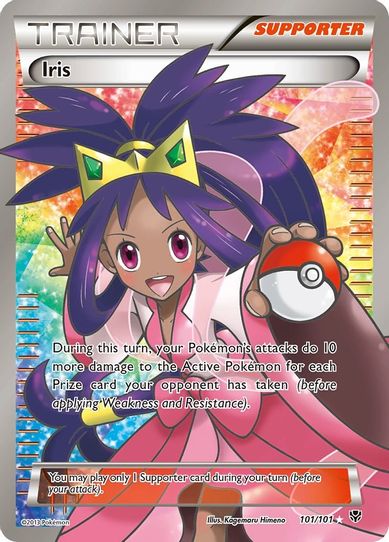 Iris ( Full Art) (101/101) [Black & White: Plasma Blast]