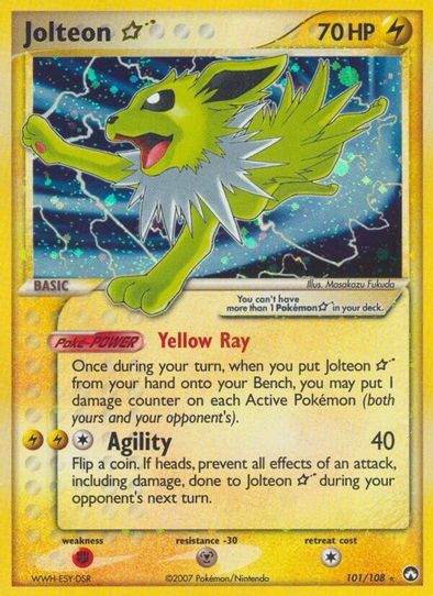 Jolteon Star (101/108) [Power Keepers]