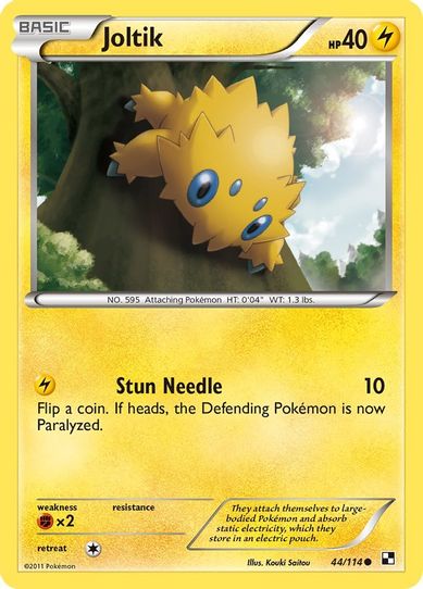 Joltik (44/114) [Black and White]