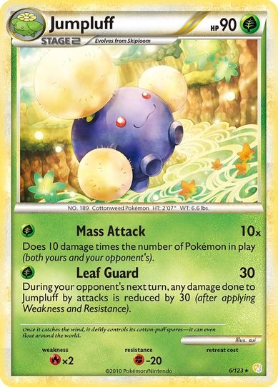 Jumpluff (6/102) [HeartGold SoulSilver]