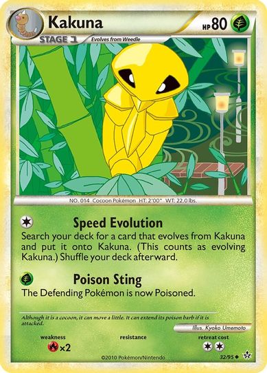 Kakuna (32/95) [Heartgold & Soulsilver: Unleashed]