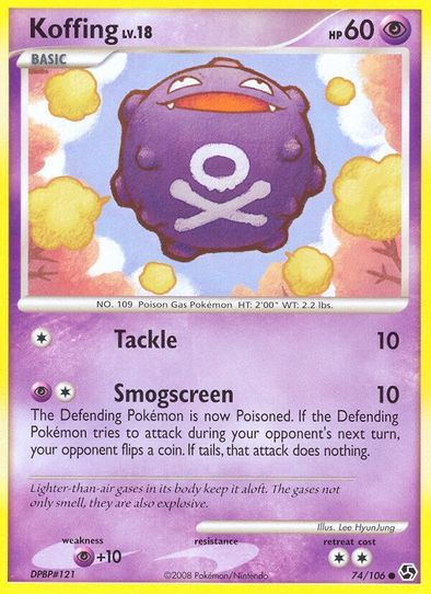 Koffing (74/106) [Great Encounters]