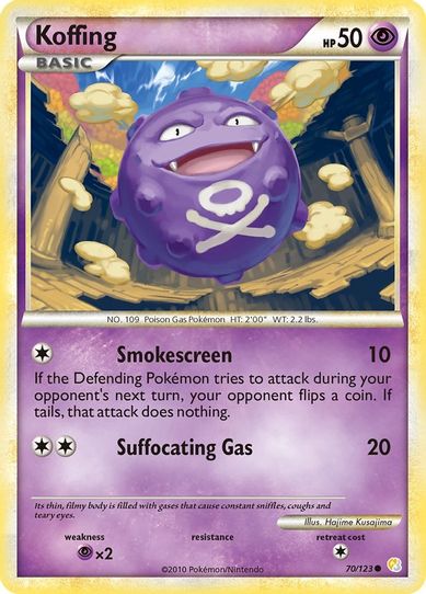 Koffing (70/102) [HeartGold SoulSilver]