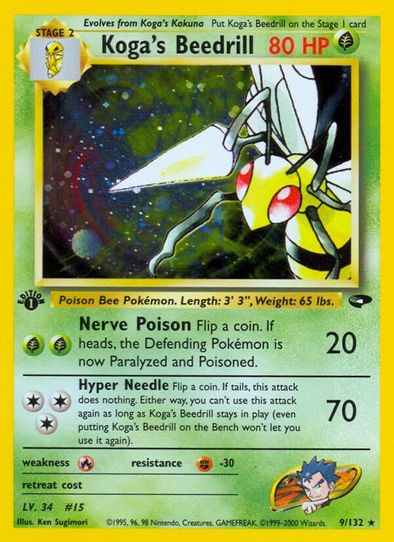 Koga's Beedrill (9/132) [Gym Challenge]