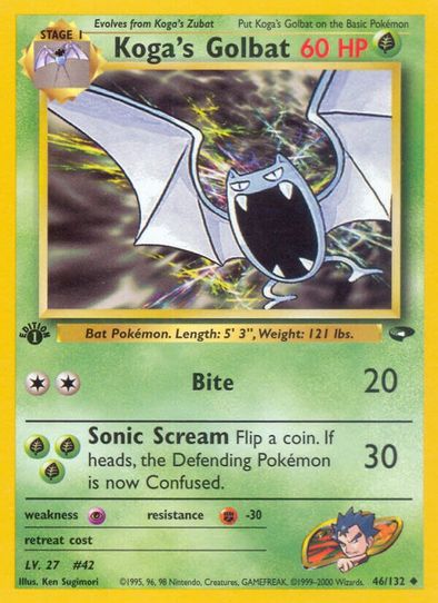 Koga's Golbat (46/132) [Gym Challenge]