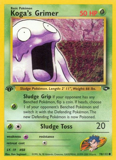 Koga's Grimer (78/132) [Gym Challenge]