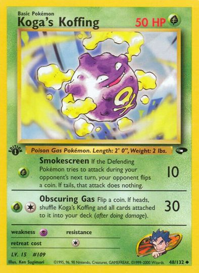 Koga's Koffing (48/132) [Gym Challenge]