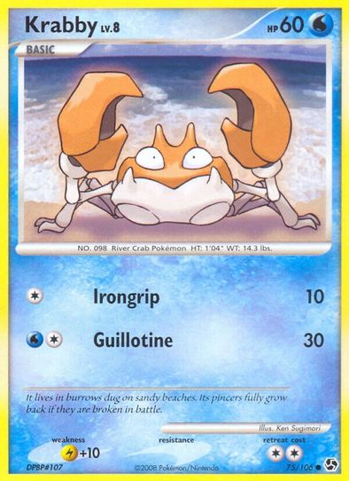 Krabby (75/106) [Great Encounters]