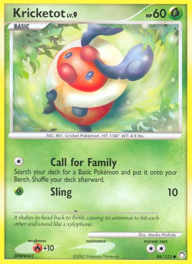 Kricketot (86/123) [Mysterious Treasures]