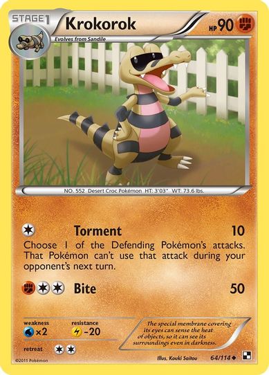 Krokorok (64/114) [Black and White]