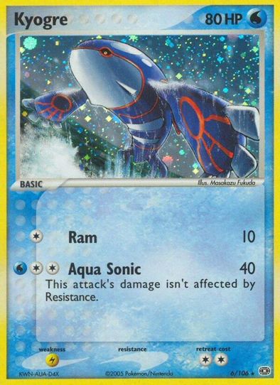 Kyogre (6/106) [Emerald]