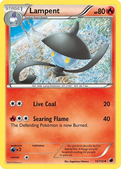 Lampent (15/90) [HeartGold SoulSilver]