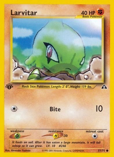 Larvitar (57/75) [Neo Discovery]