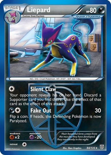 Liepard (Team Plasma) (84/135) [Black & White: Plasma Storm]