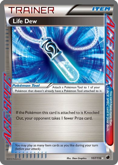 Life Dew (107/90) [HeartGold SoulSilver]
