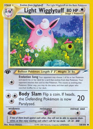 Light Wigglytuff (54/105) [Neo Destiny]