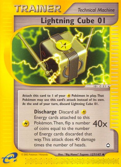 Lightning Cube (127/147) [Aquapolis]