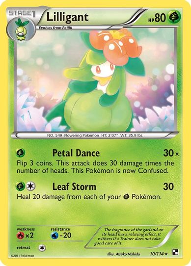 Lilligant (10/114) [Black and White]