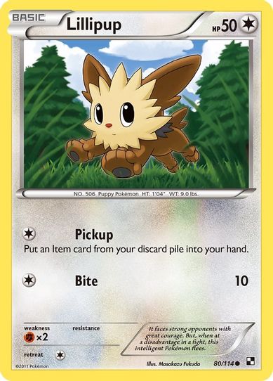 Lillipup (80/114) [Black and White]
