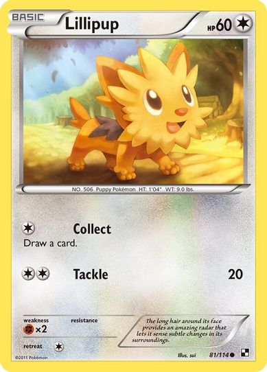 Lillipup (81/114) [Black and White]