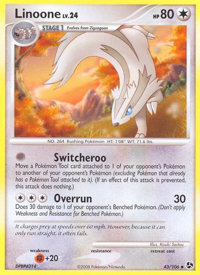 Linoone (43/106) [Great Encounters]