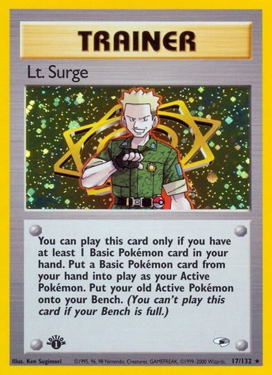 Lt. Surge (17/132) [Gym Heroes]