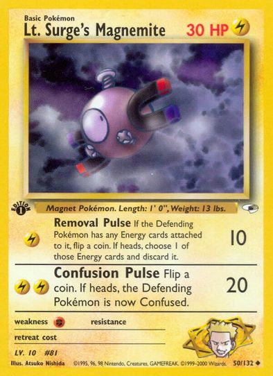 Lt. Surge's Magnemite (50/132) [Gym Heroes]