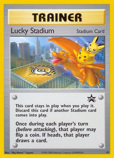 Factory Sealed WOTC Black Star Promo - Lucky Stadium (41/63) [WoTC Promo] (Pokemon Center NYC Release)