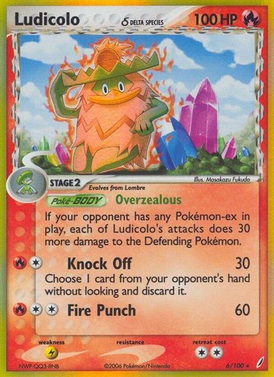 Ludicolo (Delta Species) (6/100) [EX: Crystal Guardians]