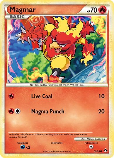 Magmar (52/95) [Heartgold & Soulsilver: Unleashed]