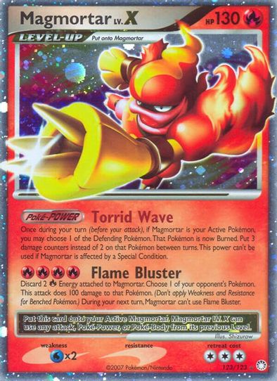 Magmortar Lv.X (123/123) [Mysterious Treasures]