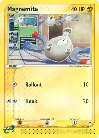 Magnemite (61/97) [EX: Dragon]