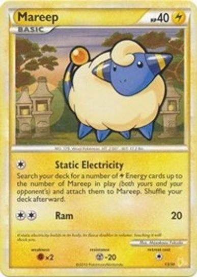 Mareep  (13/30) [HGSS Trainer Kit: Gyarados & Raichu]