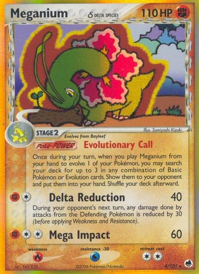 Meganium (Delta Species) (4/101) [EX: Dragon Frontiers]
