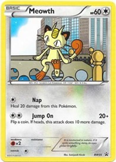 Meowth - BW (BW35) [Black And White Promos]