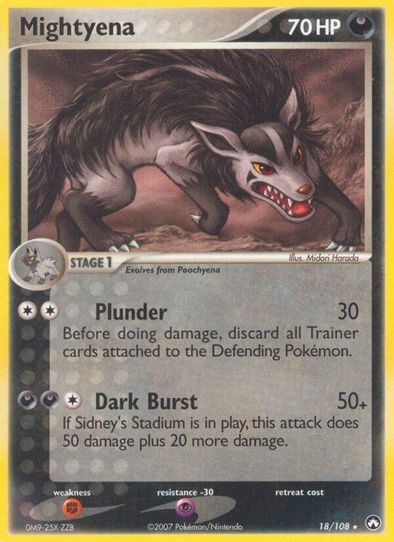 Mightyena (18/108) [Power Keepers]
