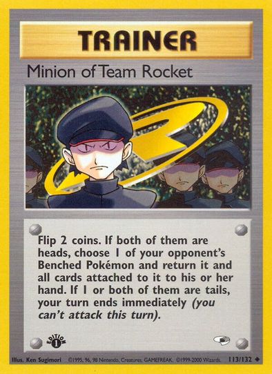 Minion of Team Rocket (113/132) [Gym Heroes]