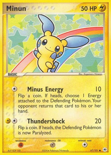 Minun (67/101) [Hidden Legends]