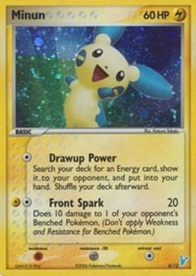 Minun (6) [ex trainer kit 2 plusle and minun]